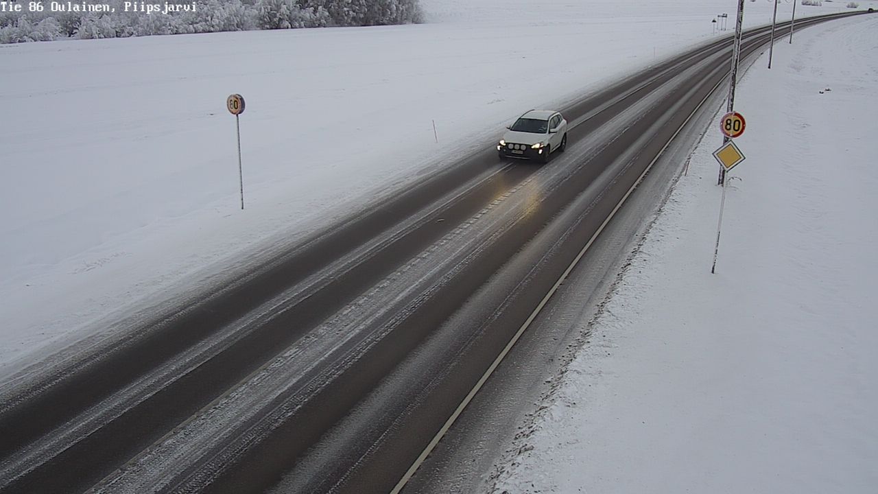 Kelikamerat Kuva Tie 86 Oulainen, Piipsjärvi, Oulainen, Pohjois-Pohjanmaa