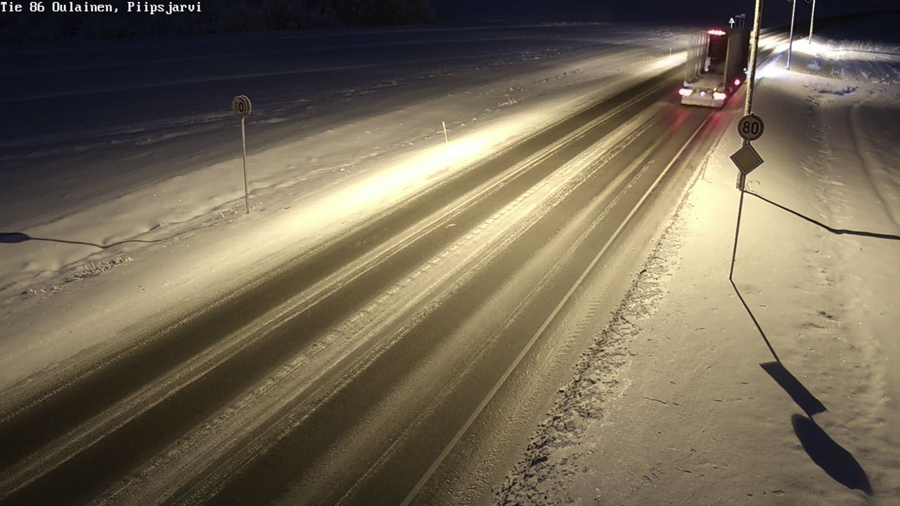 Kelikamerat Kuva Tie 86 Oulainen, Piipsjärvi, Oulainen, Pohjois-Pohjanmaa