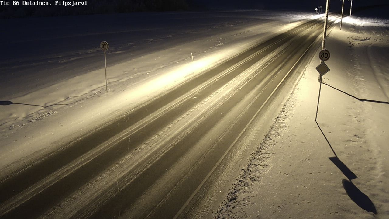Kelikamerat Kuva Tie 86 Oulainen, Piipsjärvi, Oulainen, Pohjois-Pohjanmaa