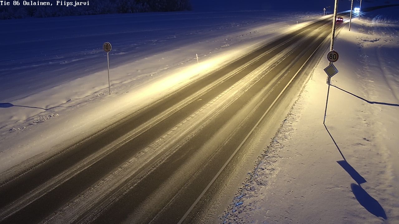 Kelikamerat Kuva Tie 86 Oulainen, Piipsjärvi, Oulainen, Pohjois-Pohjanmaa