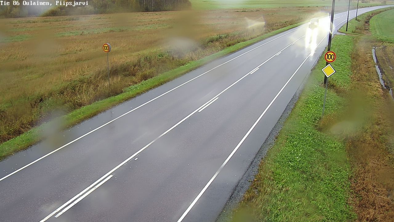 Weather Camera Image Road 86 Oulainen, Piipsjärvi, Oulainen, Pohjois-Pohjanmaa