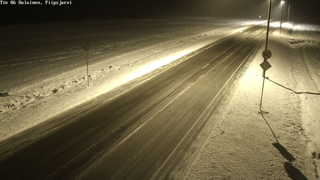 Kelikamerat Kuva Tie 86 Oulainen, Piipsjärvi, Oulainen, Pohjois-Pohjanmaa