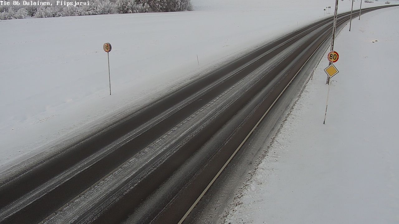 Kelikamerat Kuva Tie 86 Oulainen, Piipsjärvi, Oulainen, Pohjois-Pohjanmaa
