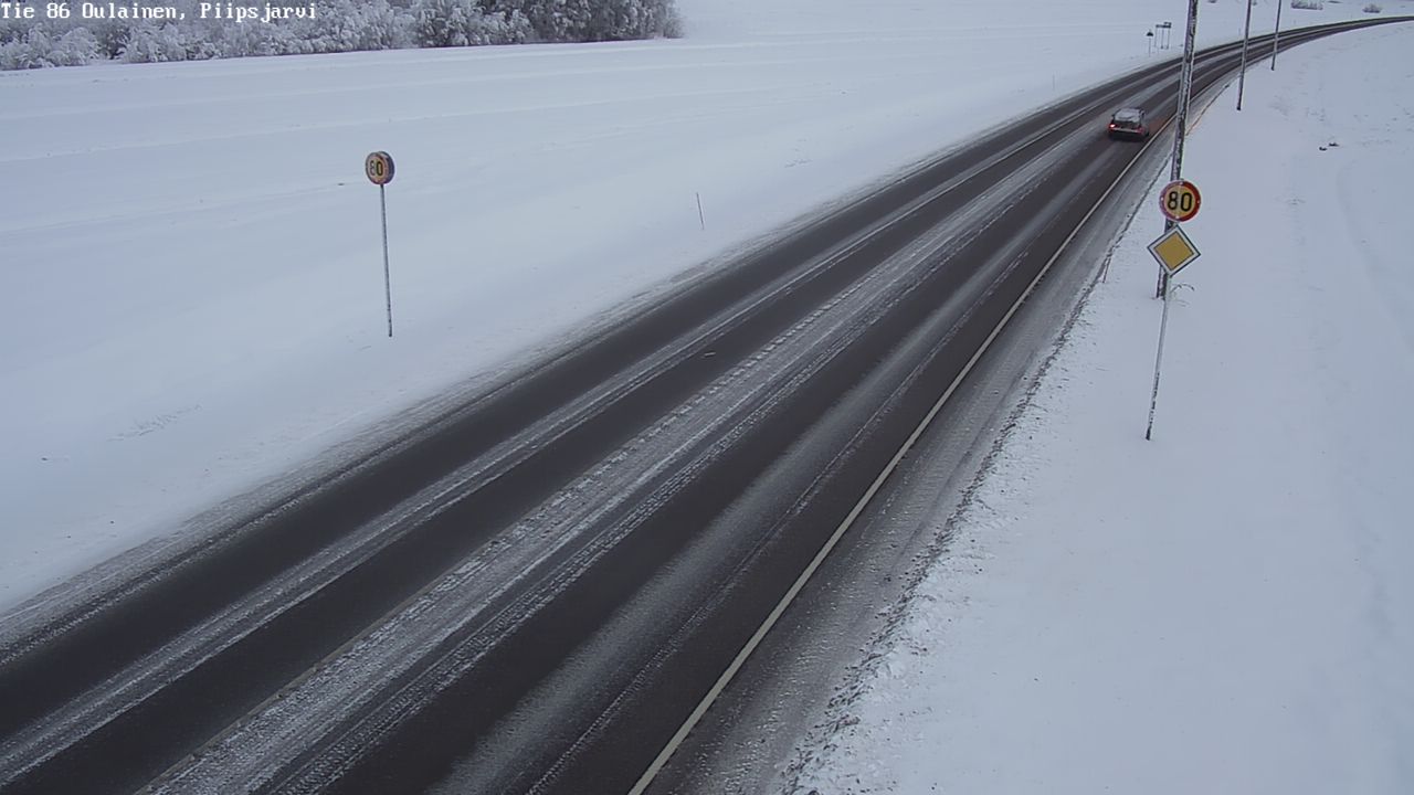 Kelikamerat Kuva Tie 86 Oulainen, Piipsjärvi, Oulainen, Pohjois-Pohjanmaa