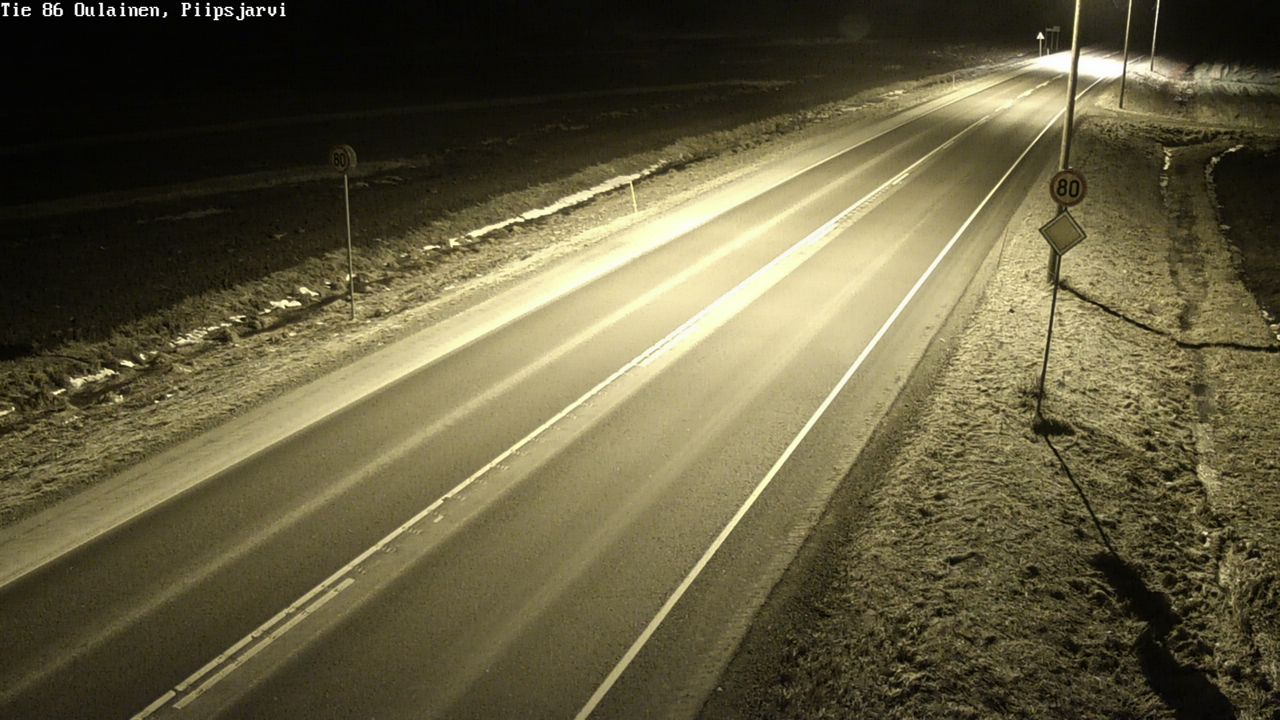 Kelikamerat Kuva Tie 86 Oulainen, Piipsjärvi, Oulainen, Pohjois-Pohjanmaa