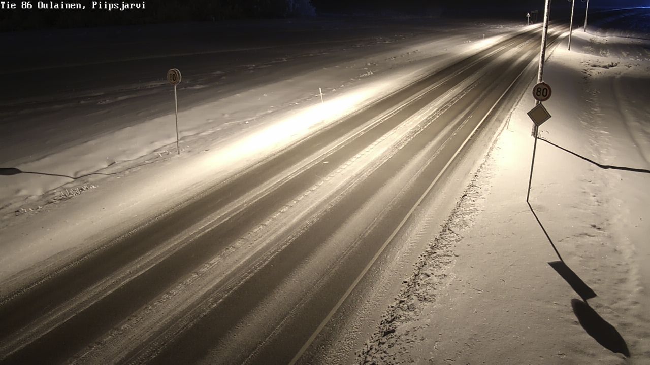 Kelikamerat Kuva Tie 86 Oulainen, Piipsjärvi, Oulainen, Pohjois-Pohjanmaa