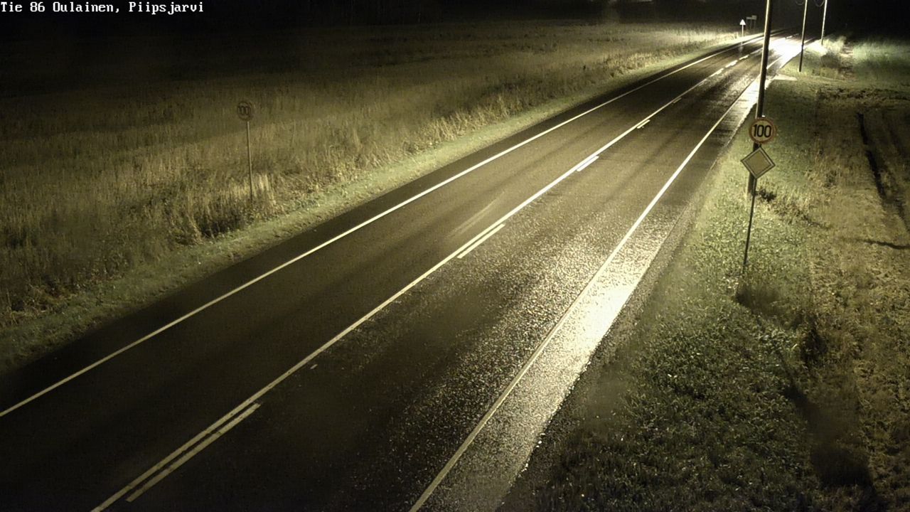Weather Camera Image Road 86 Oulainen, Piipsjärvi, Oulainen, Pohjois-Pohjanmaa