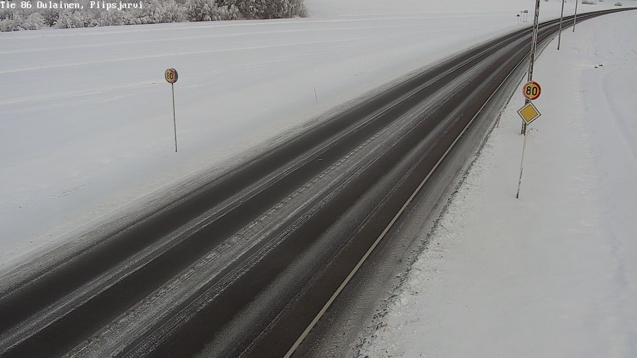 Kelikamerat Kuva Tie 86 Oulainen, Piipsjärvi, Oulainen, Pohjois-Pohjanmaa