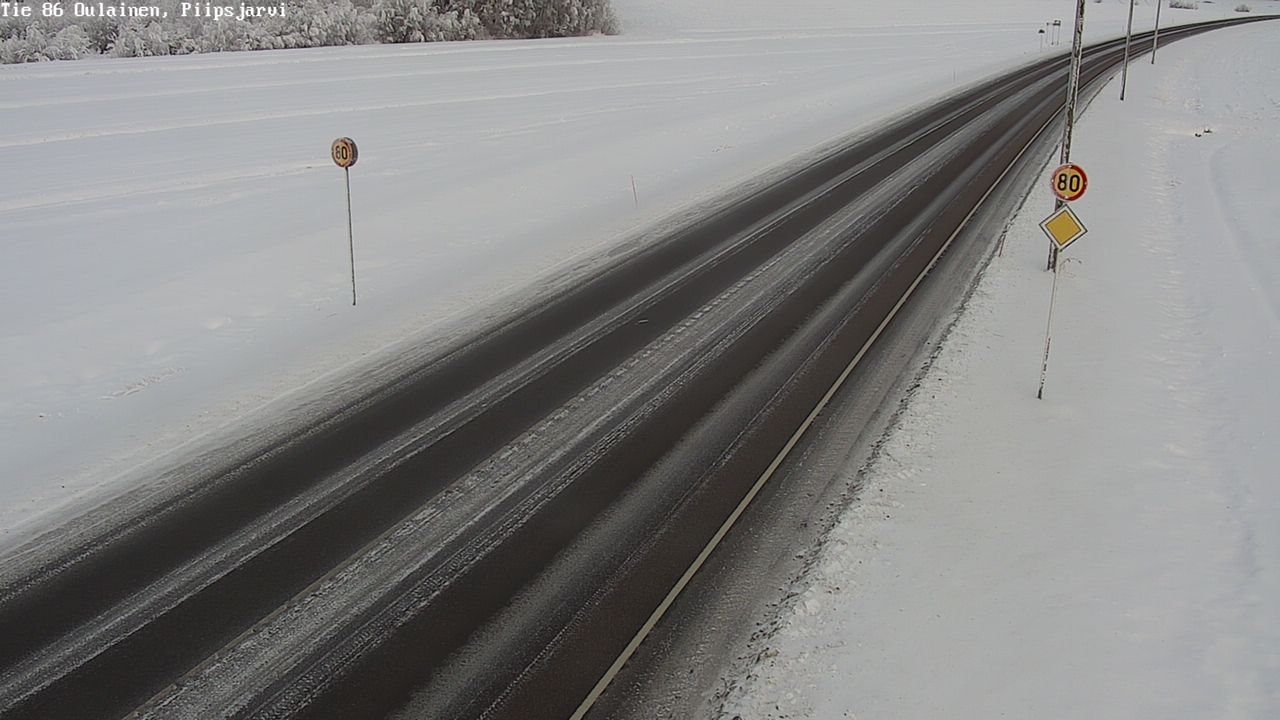 Kelikamerat Kuva Tie 86 Oulainen, Piipsjärvi, Oulainen, Pohjois-Pohjanmaa