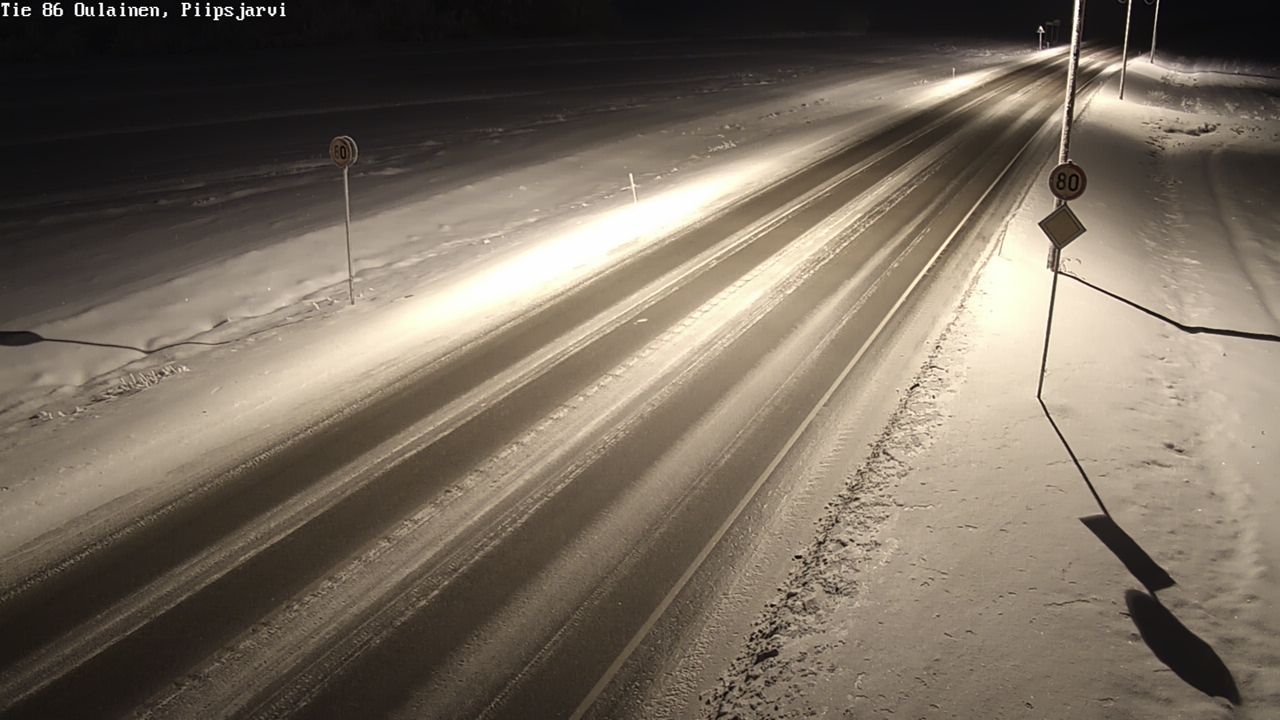 Kelikamerat Kuva Tie 86 Oulainen, Piipsjärvi, Oulainen, Pohjois-Pohjanmaa