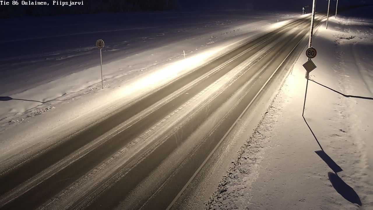 Kelikamerat Kuva Tie 86 Oulainen, Piipsjärvi, Oulainen, Pohjois-Pohjanmaa