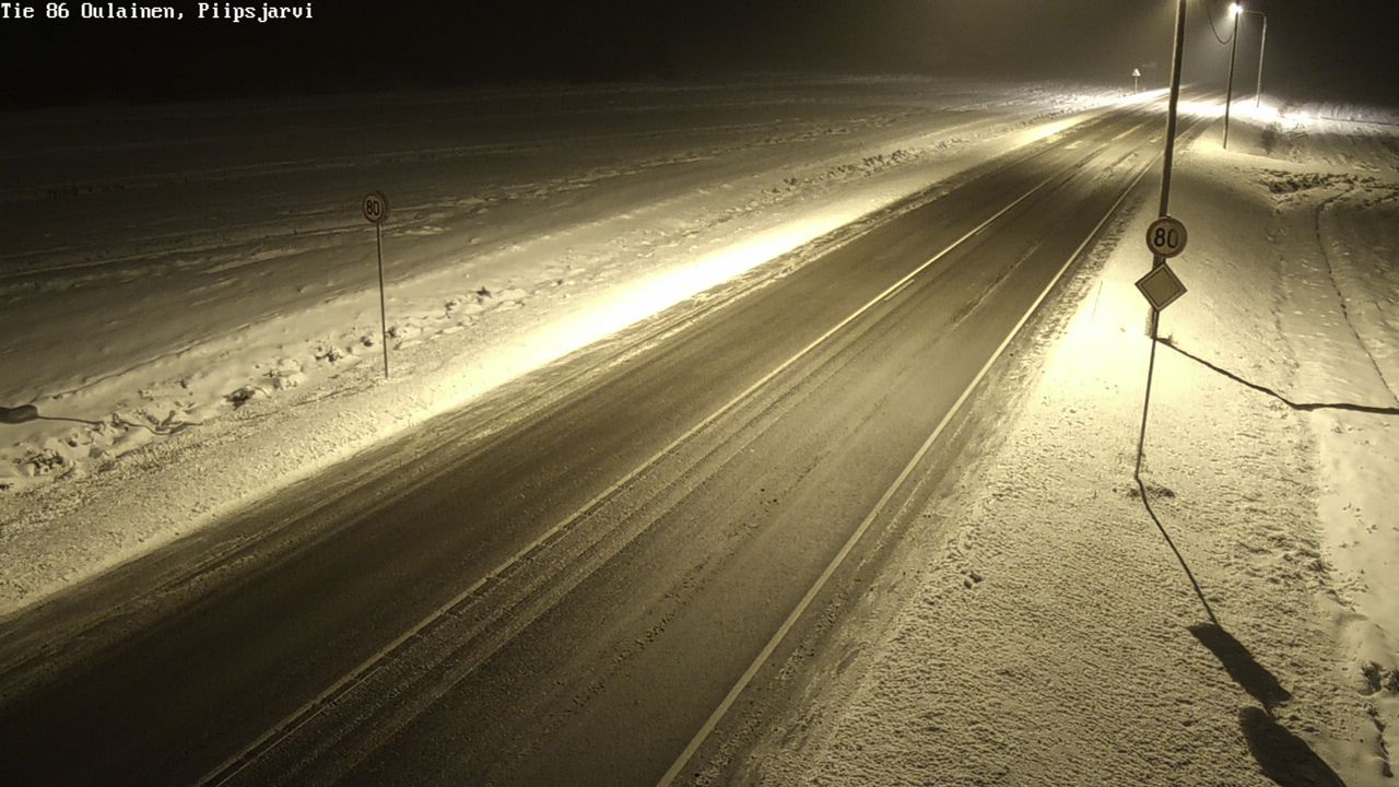 Kelikamerat Kuva Tie 86 Oulainen, Piipsjärvi, Oulainen, Pohjois-Pohjanmaa
