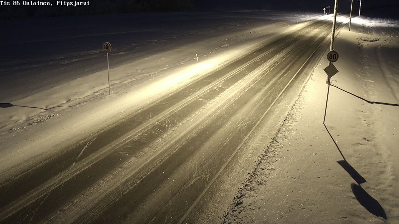 Kelikamerat Kuva Tie 86 Oulainen, Piipsjärvi, Oulainen, Pohjois-Pohjanmaa