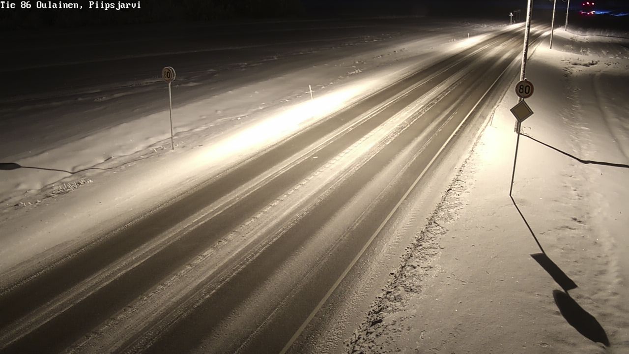 Kelikamerat Kuva Tie 86 Oulainen, Piipsjärvi, Oulainen, Pohjois-Pohjanmaa