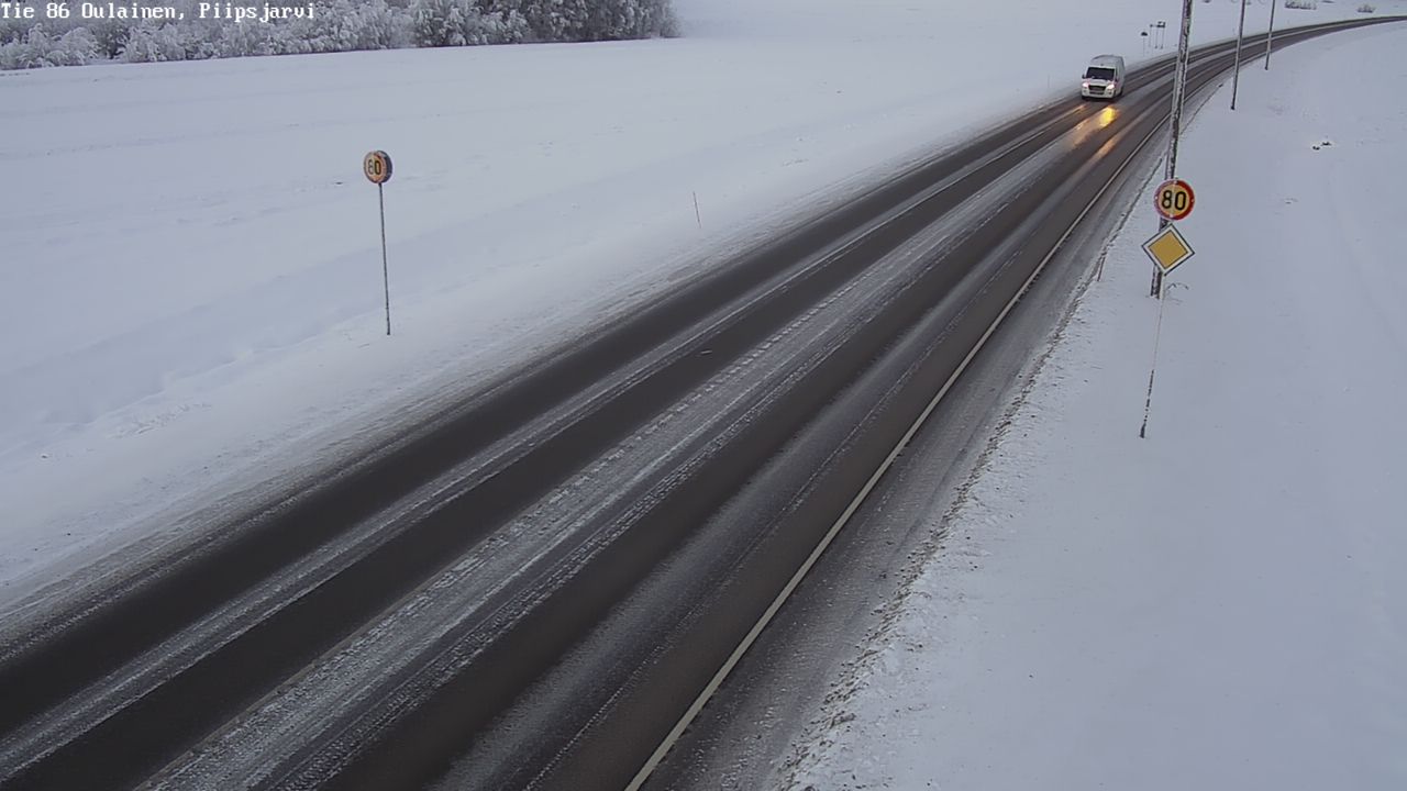 Kelikamerat Kuva Tie 86 Oulainen, Piipsjärvi, Oulainen, Pohjois-Pohjanmaa