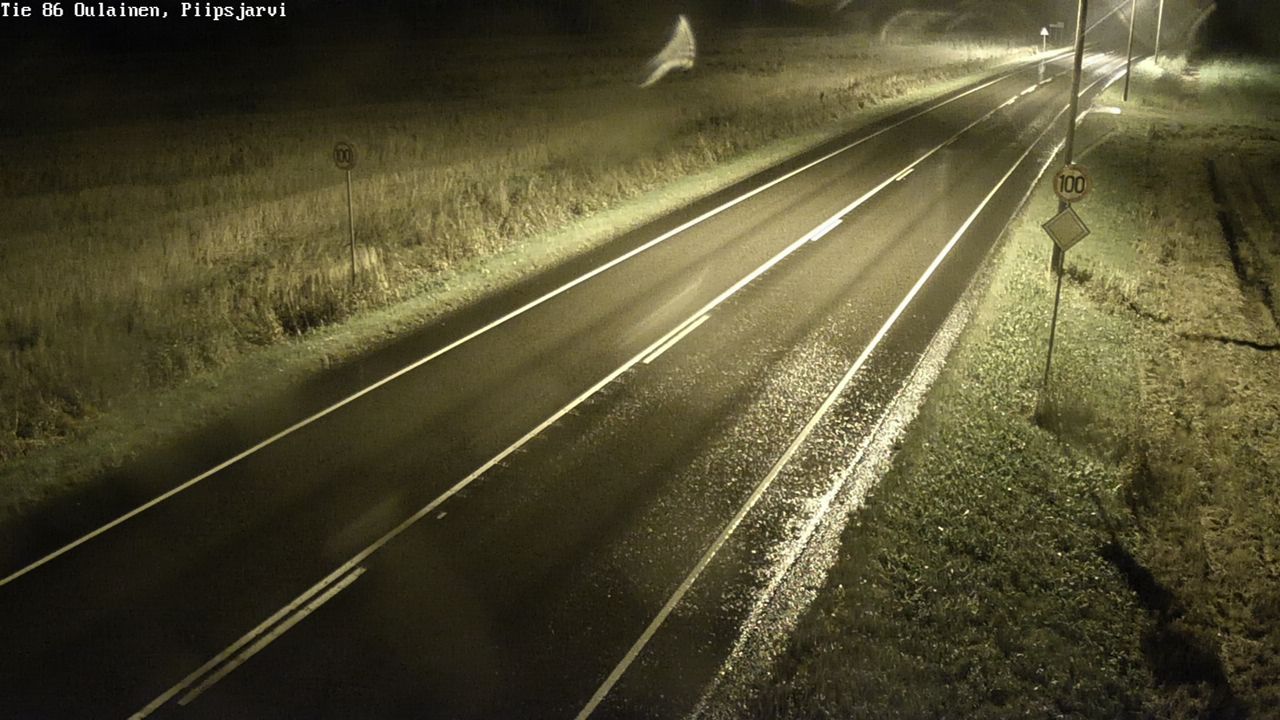 Weather Camera Image Road 86 Oulainen, Piipsjärvi, Oulainen, Pohjois-Pohjanmaa