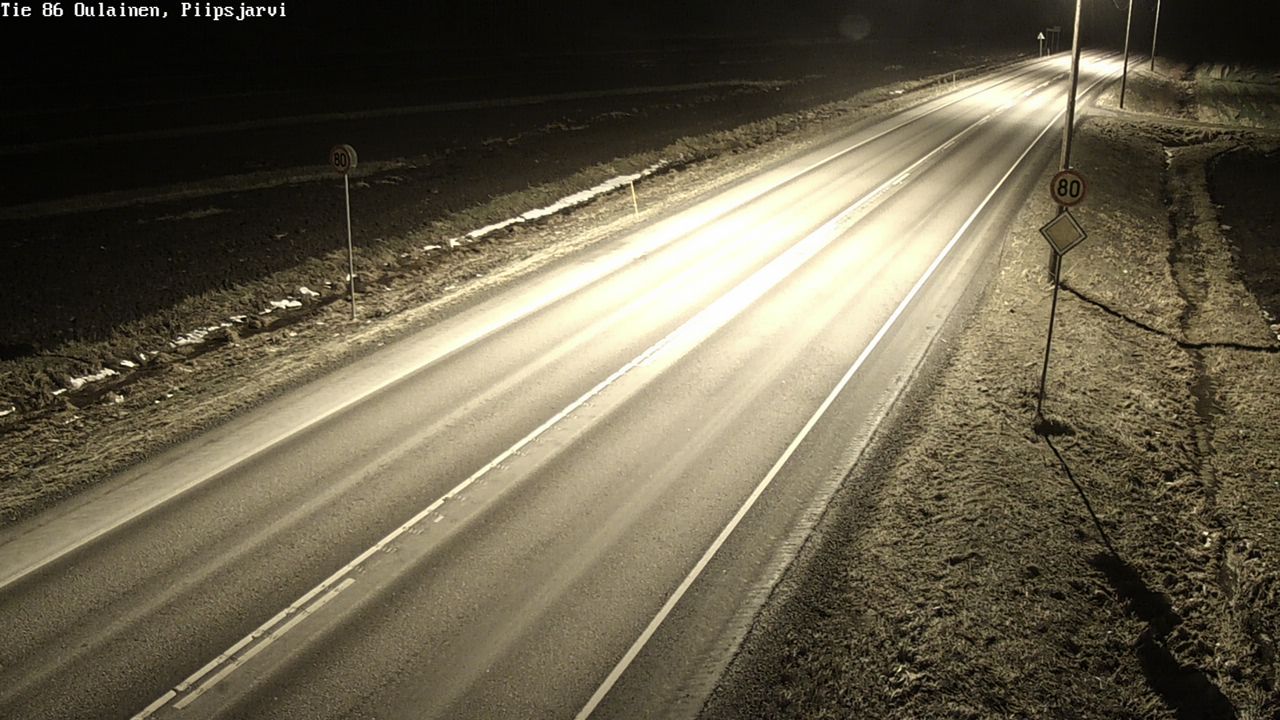 Kelikamerat Kuva Tie 86 Oulainen, Piipsjärvi, Oulainen, Pohjois-Pohjanmaa