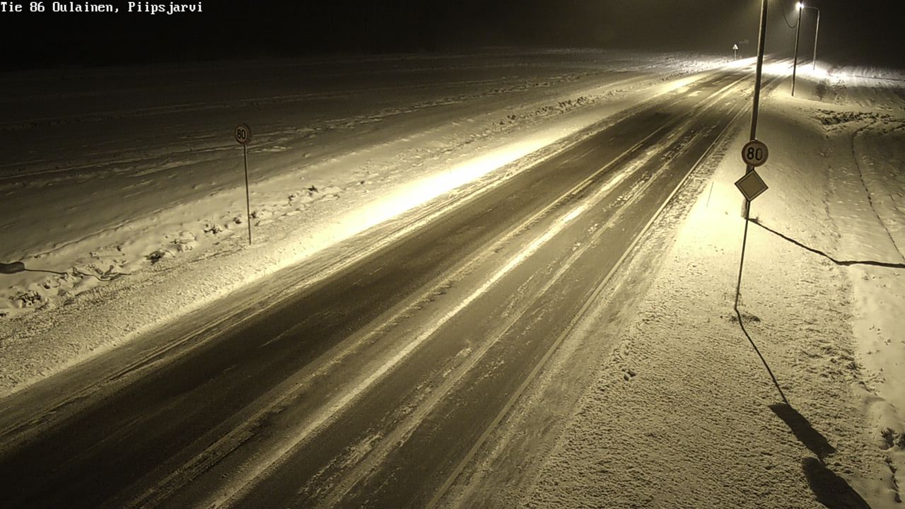 Kelikamerat Kuva Tie 86 Oulainen, Piipsjärvi, Oulainen, Pohjois-Pohjanmaa