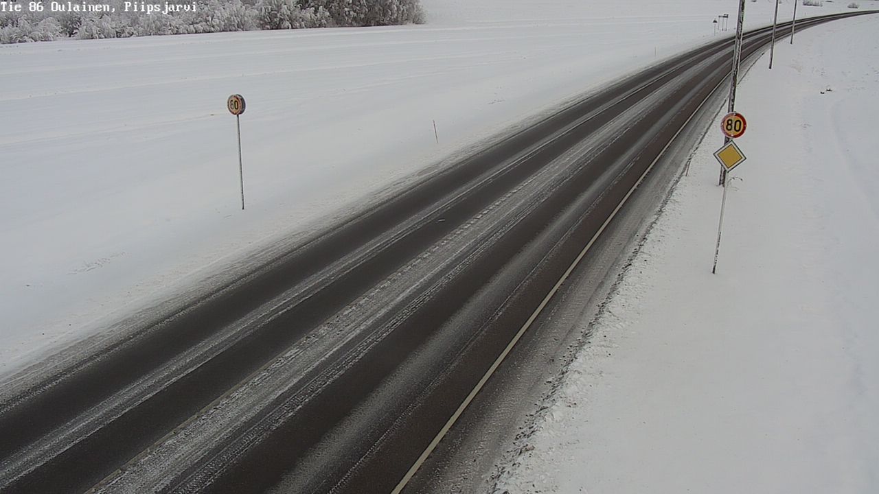 Kelikamerat Kuva Tie 86 Oulainen, Piipsjärvi, Oulainen, Pohjois-Pohjanmaa