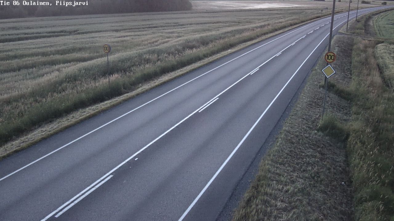 Kelikamerat Kuva Tie 86 Oulainen, Piipsjärvi, Oulainen, Pohjois-Pohjanmaa