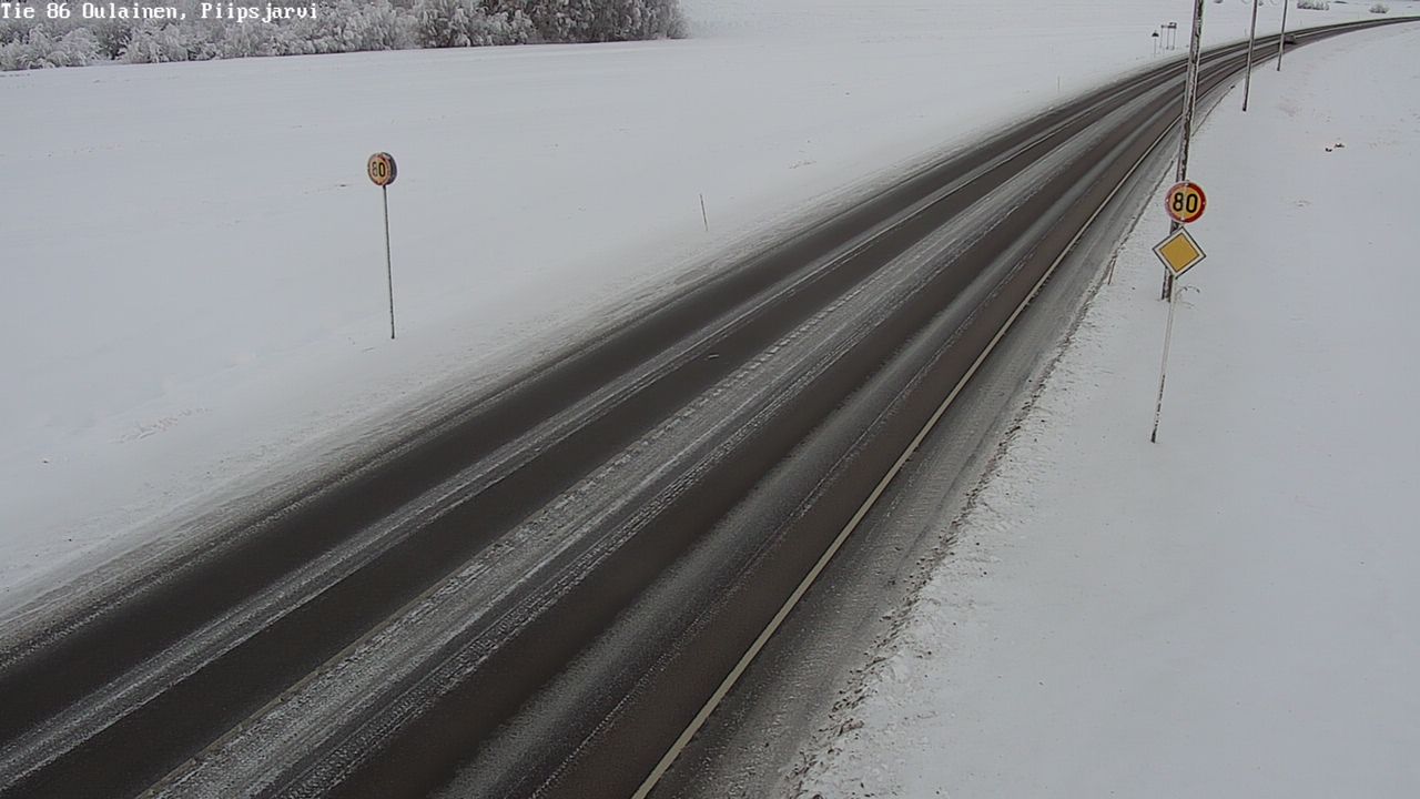 Kelikamerat Kuva Tie 86 Oulainen, Piipsjärvi, Oulainen, Pohjois-Pohjanmaa