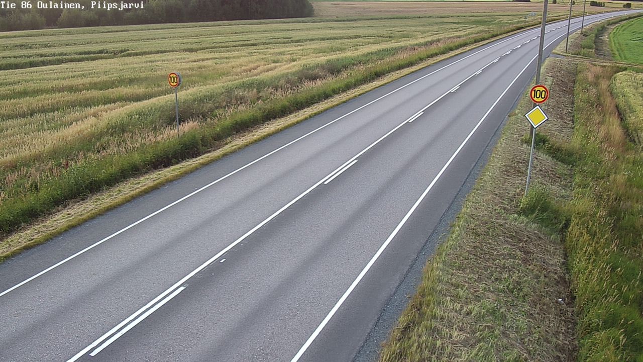 Kelikamerat Kuva Tie 86 Oulainen, Piipsjärvi, Oulainen, Pohjois-Pohjanmaa