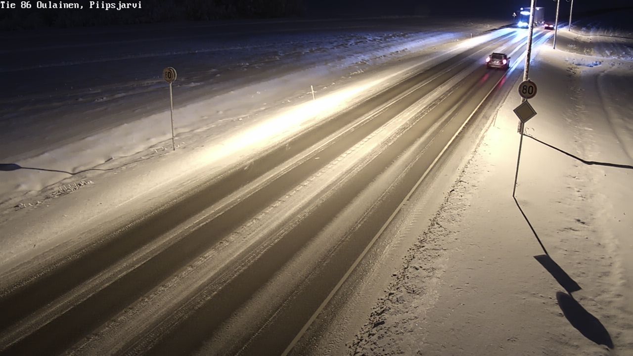 Weather Camera Image Road 86 Oulainen, Piipsjärvi, Oulainen, Pohjois-Pohjanmaa