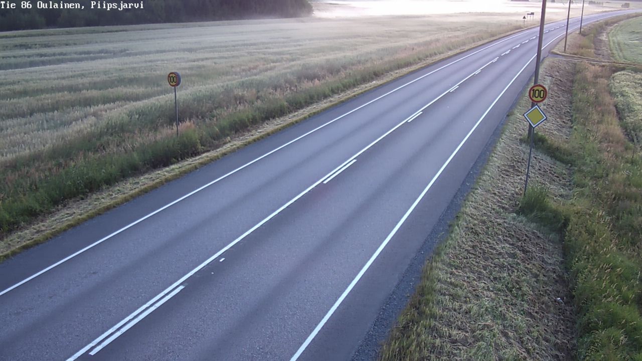 Kelikamerat Kuva Tie 86 Oulainen, Piipsjärvi, Oulainen, Pohjois-Pohjanmaa
