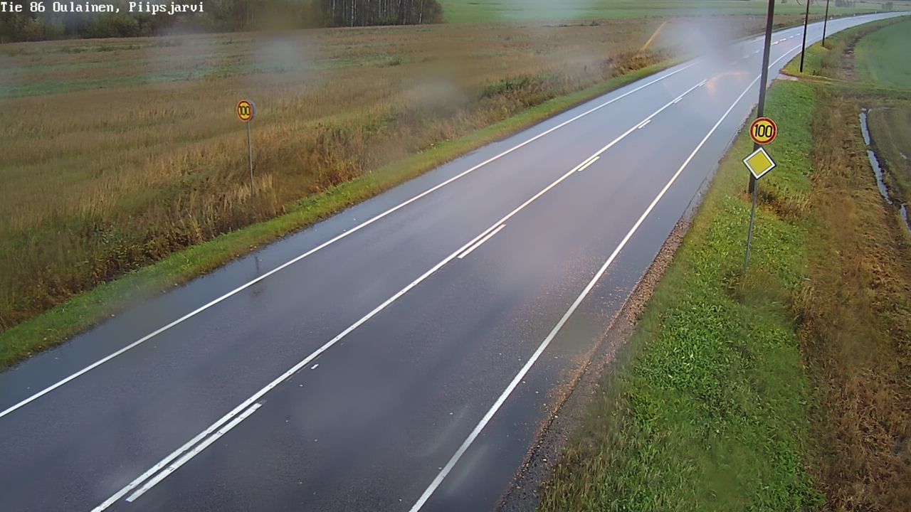 Weather Camera Image Road 86 Oulainen, Piipsjärvi, Oulainen, Pohjois-Pohjanmaa