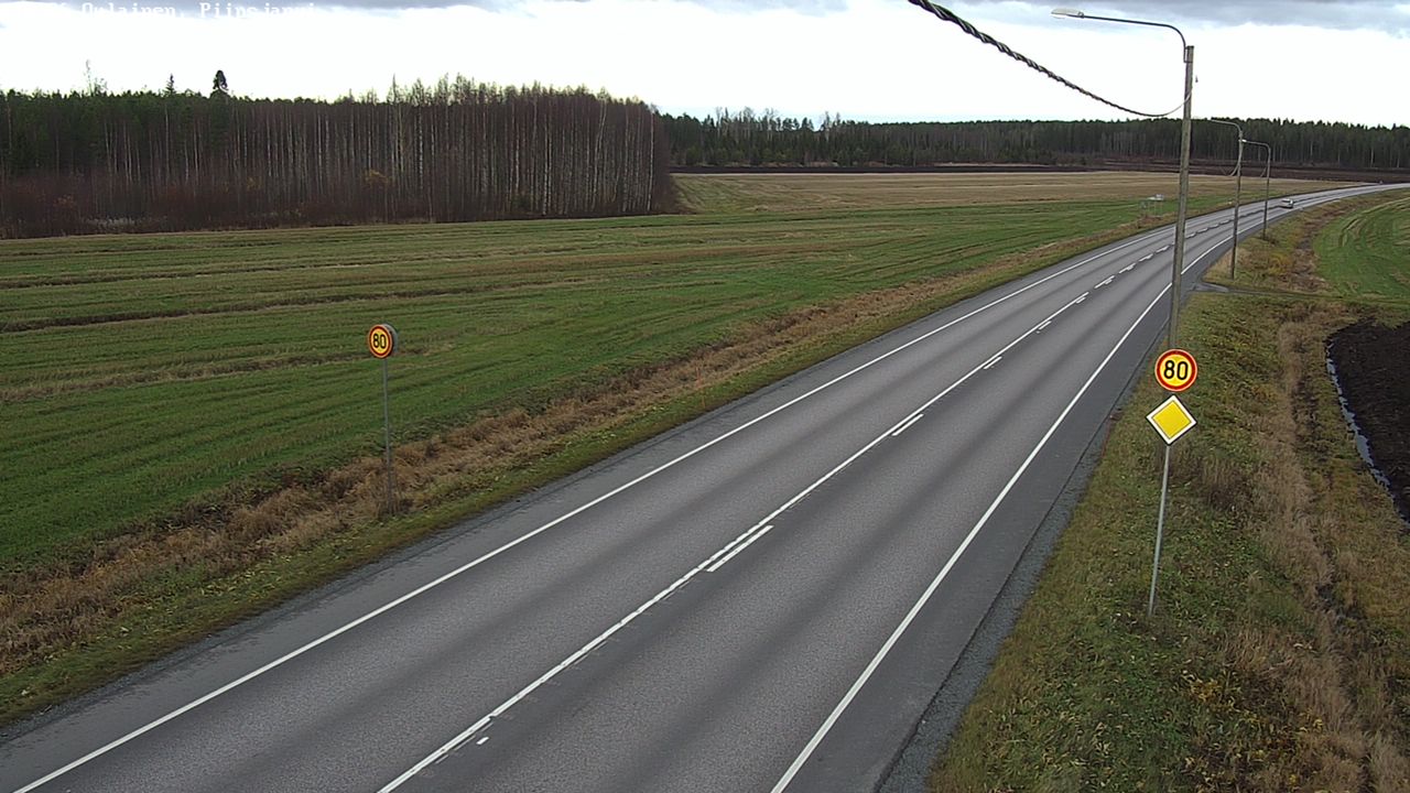 Kelikamerat Kuva Tie 86 Oulainen, Piipsjärvi, Oulainen, Pohjois-Pohjanmaa