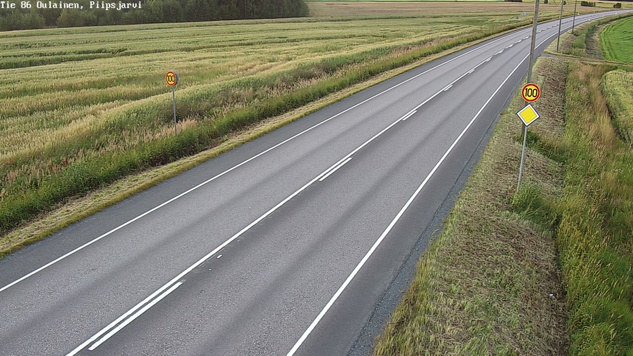 Kelikamerat Kuva Tie 86 Oulainen, Piipsjärvi, Oulainen, Pohjois-Pohjanmaa
