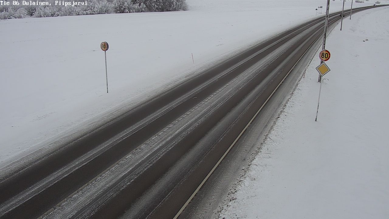 Kelikamerat Kuva Tie 86 Oulainen, Piipsjärvi, Oulainen, Pohjois-Pohjanmaa