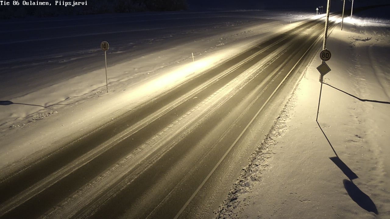 Kelikamerat Kuva Tie 86 Oulainen, Piipsjärvi, Oulainen, Pohjois-Pohjanmaa