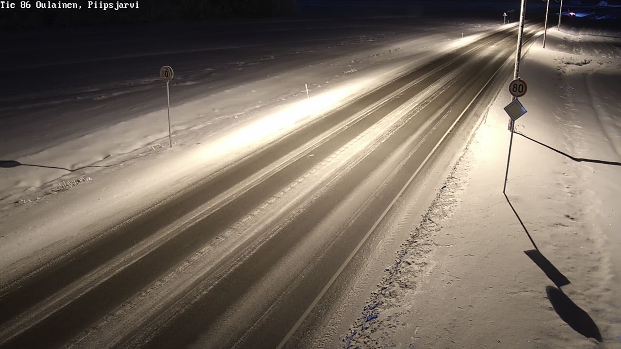 Kelikamerat Kuva Tie 86 Oulainen, Piipsjärvi, Oulainen, Pohjois-Pohjanmaa