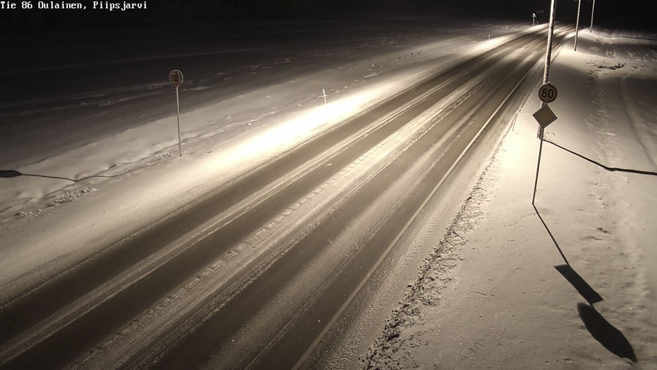 Kelikamerat Kuva Tie 86 Oulainen, Piipsjärvi, Oulainen, Pohjois-Pohjanmaa