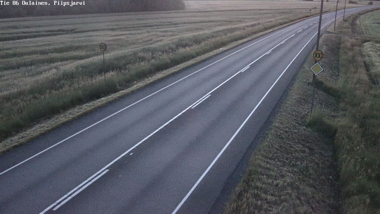 Kelikamerat Kuva Tie 86 Oulainen, Piipsjärvi, Oulainen, Pohjois-Pohjanmaa