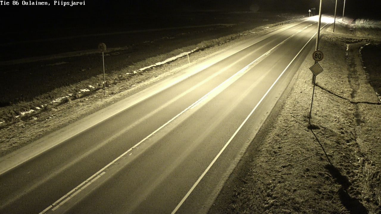 Kelikamerat Kuva Tie 86 Oulainen, Piipsjärvi, Oulainen, Pohjois-Pohjanmaa