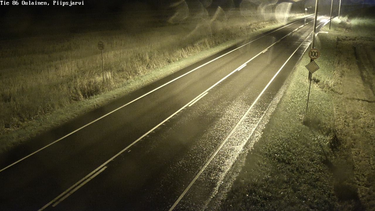 Weather Camera Image Road 86 Oulainen, Piipsjärvi, Oulainen, Pohjois-Pohjanmaa