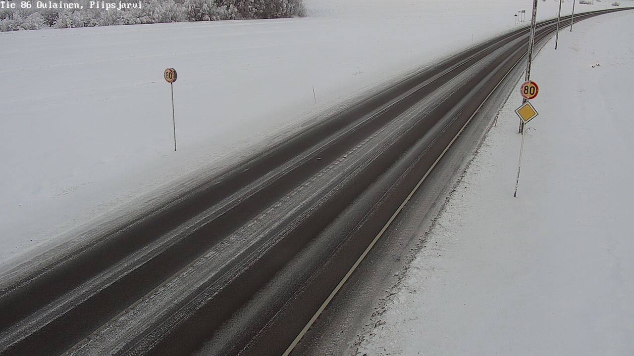 Kelikamerat Kuva Tie 86 Oulainen, Piipsjärvi, Oulainen, Pohjois-Pohjanmaa