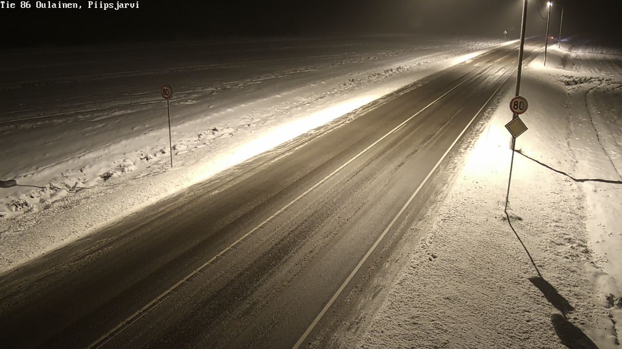Kelikamerat Kuva Tie 86 Oulainen, Piipsjärvi, Oulainen, Pohjois-Pohjanmaa