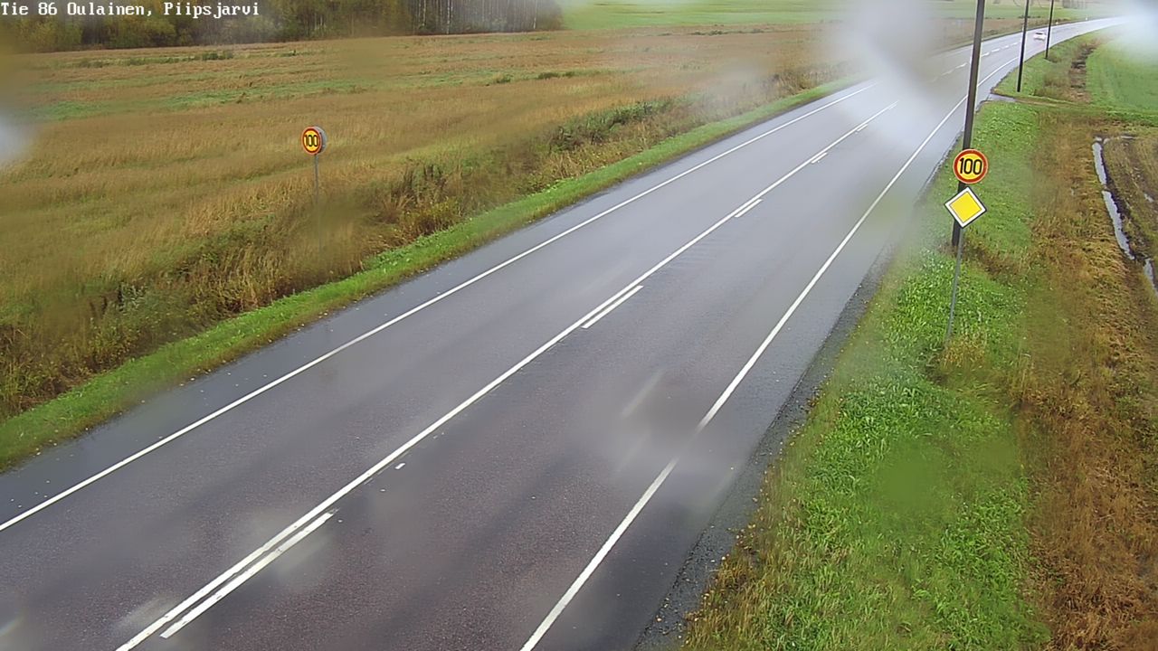 Weather Camera Image Road 86 Oulainen, Piipsjärvi, Oulainen, Pohjois-Pohjanmaa