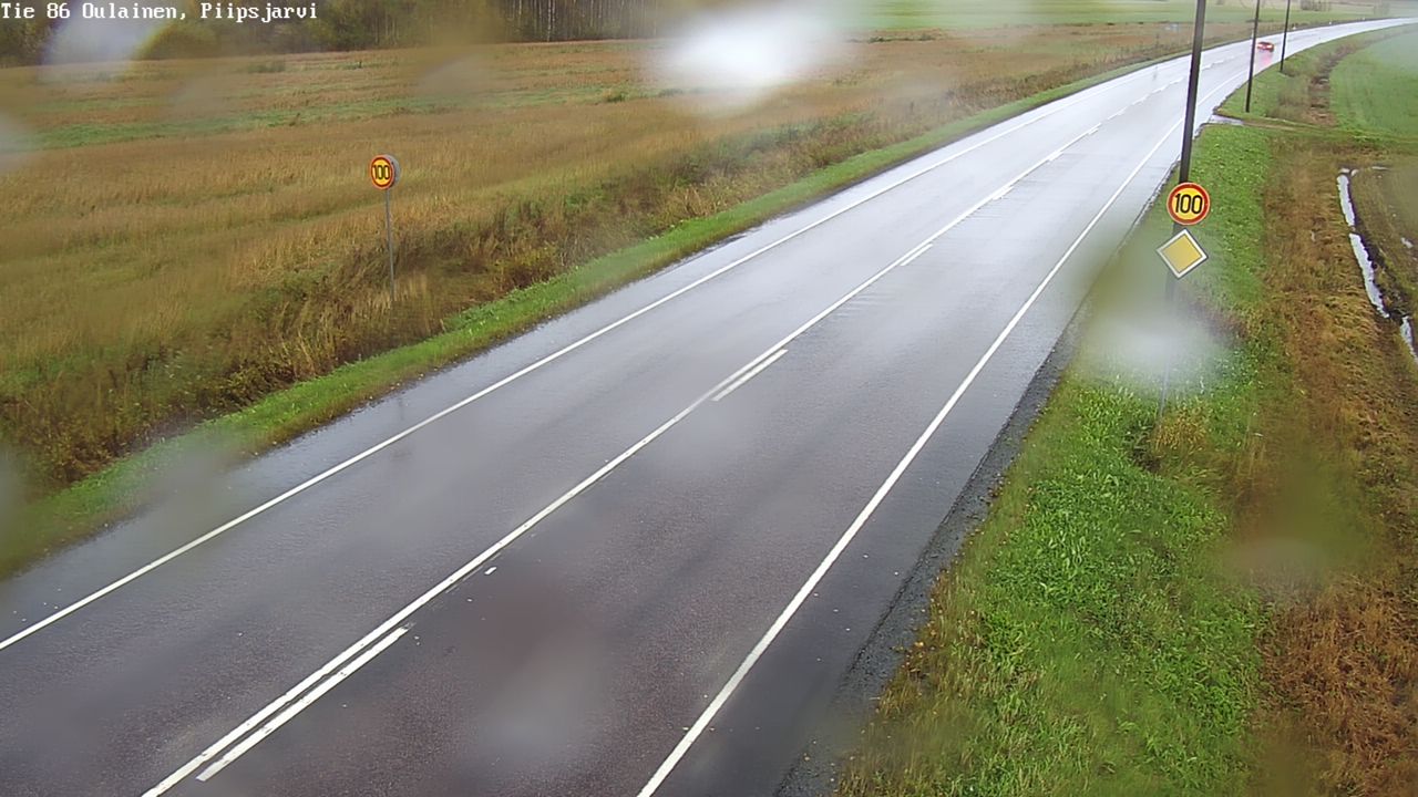 Weather Camera Image Road 86 Oulainen, Piipsjärvi, Oulainen, Pohjois-Pohjanmaa
