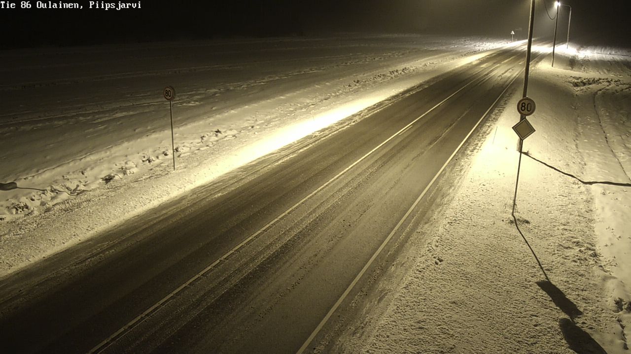 Kelikamerat Kuva Tie 86 Oulainen, Piipsjärvi, Oulainen, Pohjois-Pohjanmaa