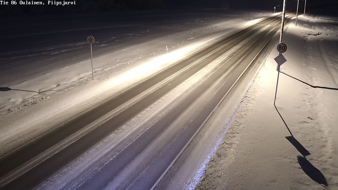 Kelikamerat Kuva Tie 86 Oulainen, Piipsjärvi, Oulainen, Pohjois-Pohjanmaa