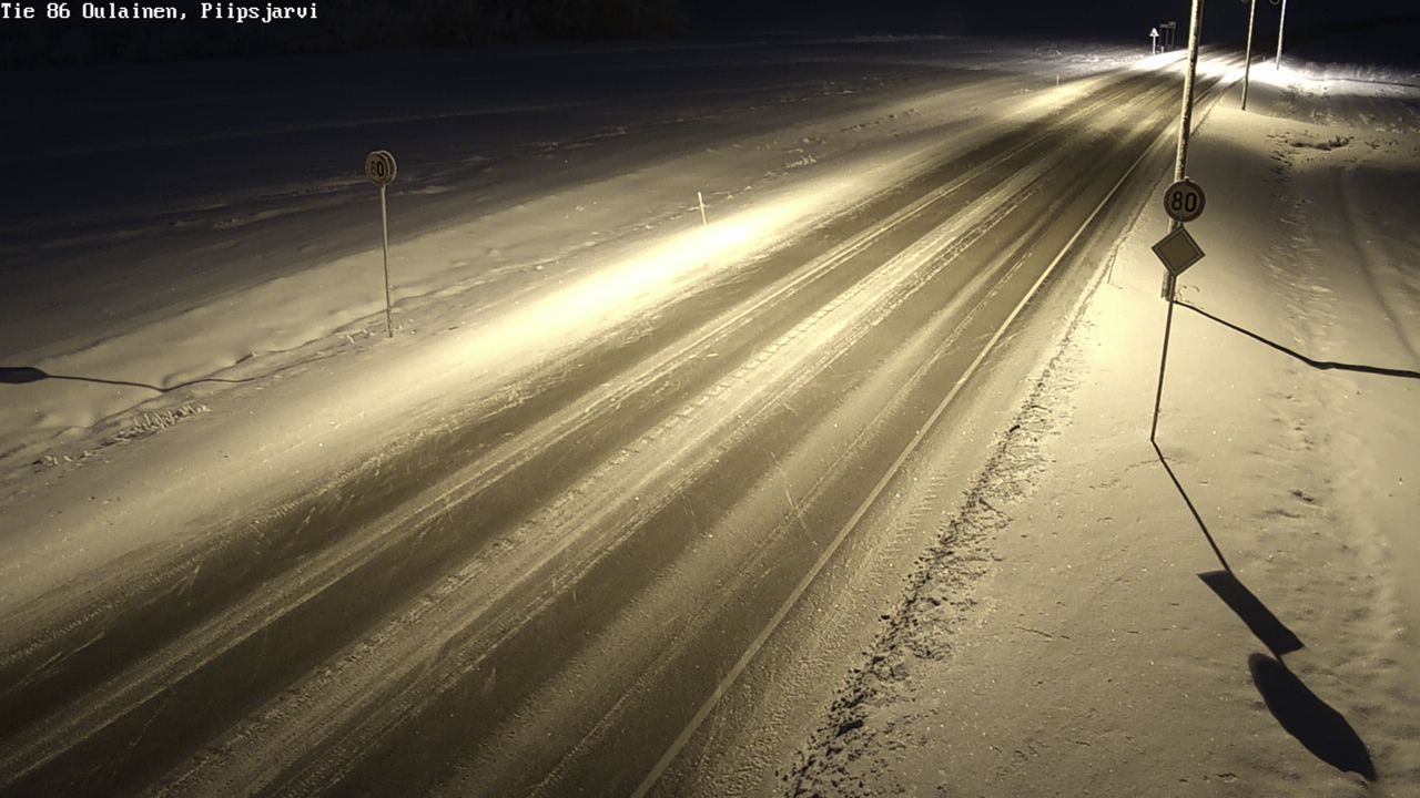Kelikamerat Kuva Tie 86 Oulainen, Piipsjärvi, Oulainen, Pohjois-Pohjanmaa