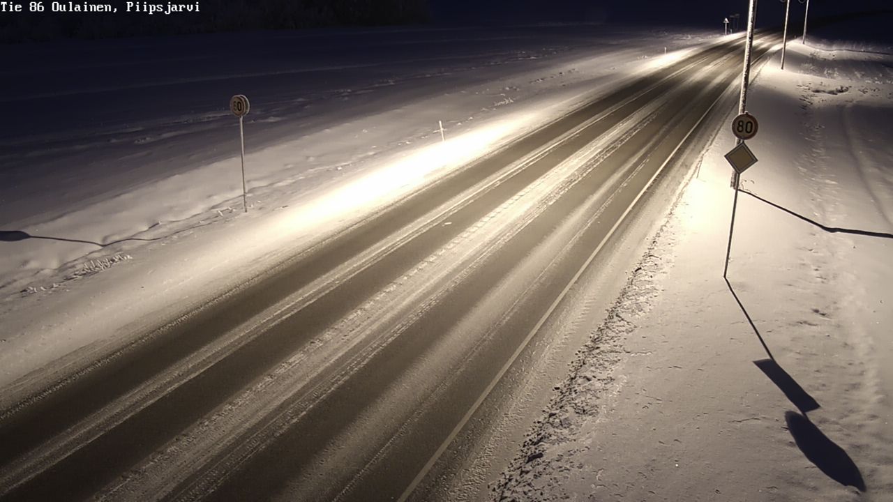 Kelikamerat Kuva Tie 86 Oulainen, Piipsjärvi, Oulainen, Pohjois-Pohjanmaa