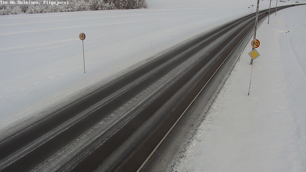 Kelikamerat Kuva Tie 86 Oulainen, Piipsjärvi, Oulainen, Pohjois-Pohjanmaa