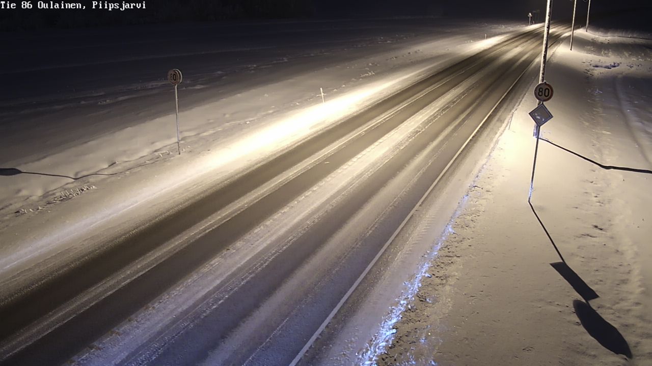 Kelikamerat Kuva Tie 86 Oulainen, Piipsjärvi, Oulainen, Pohjois-Pohjanmaa