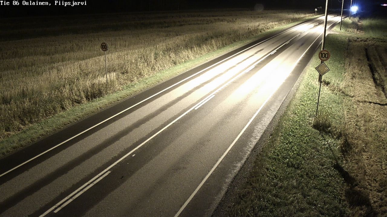 Weather Camera Image Road 86 Oulainen, Piipsjärvi, Oulainen, Pohjois-Pohjanmaa