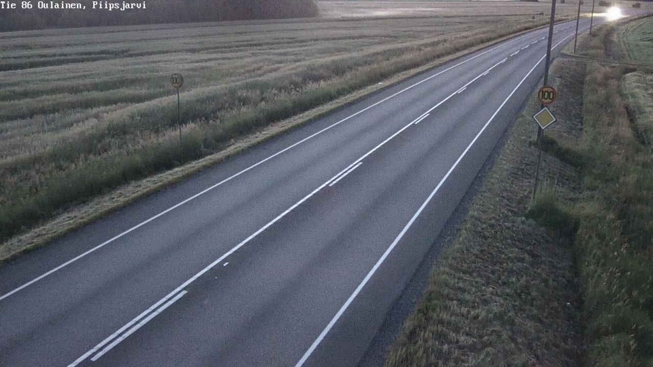 Kelikamerat Kuva Tie 86 Oulainen, Piipsjärvi, Oulainen, Pohjois-Pohjanmaa